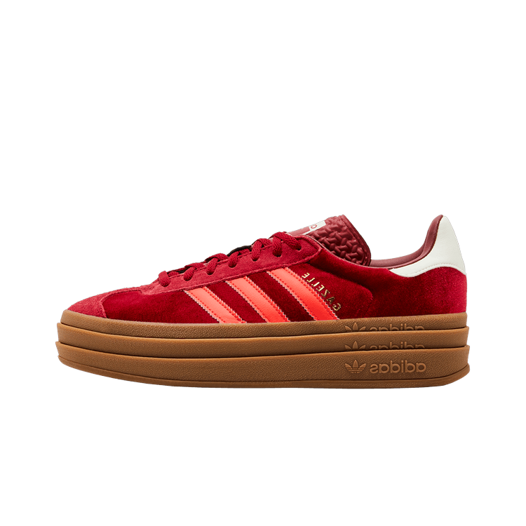 Adidas Gazelle Bold Bright Red Velvet, Team Victory Red/Bright Red/Off White (IG4388)