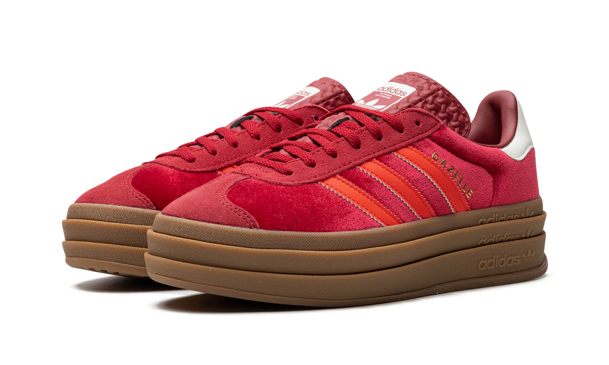 Adidas Gazelle Bold Bright Red Velvet