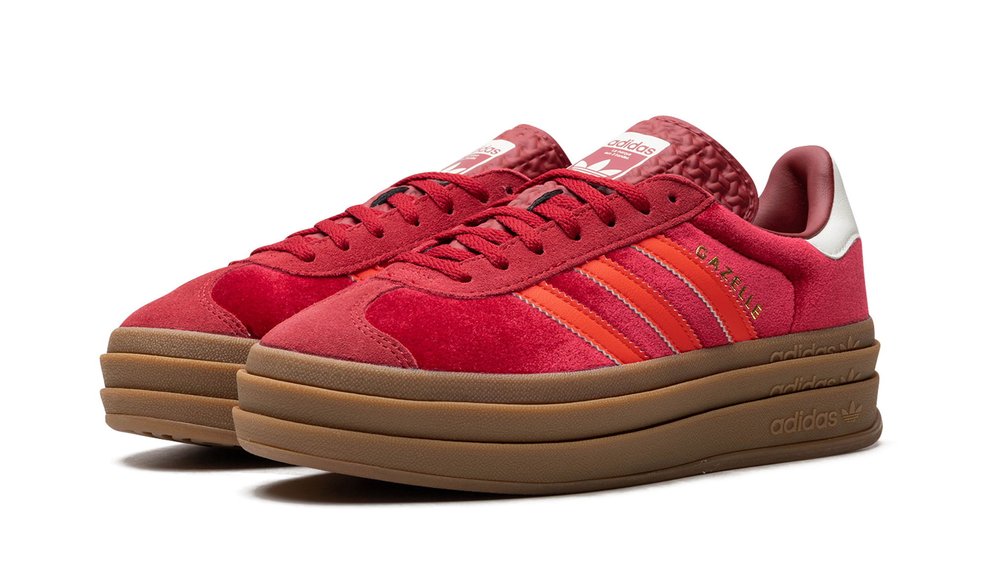 Adidas Gazelle Bold Bright Red Velvet