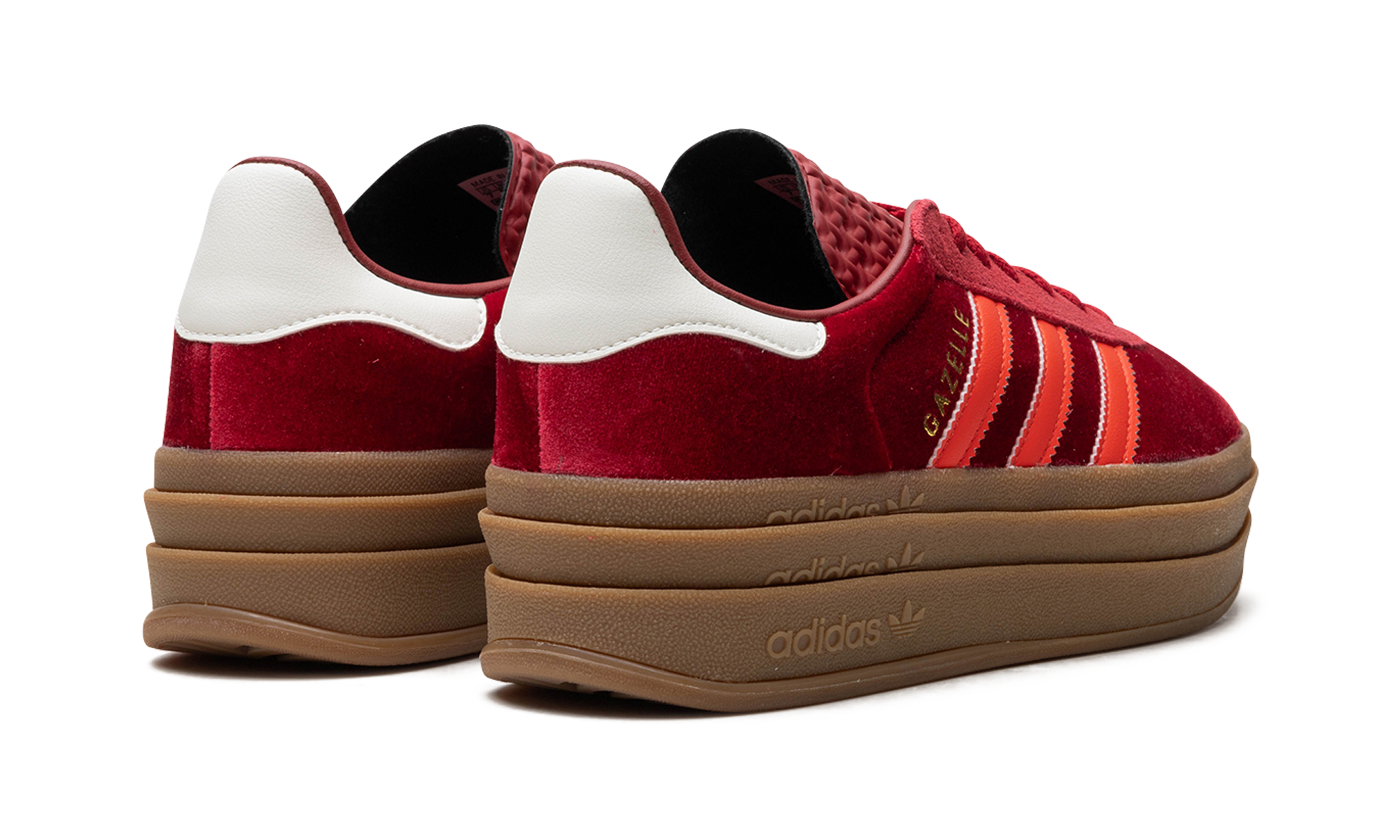 Adidas Gazelle Bold Bright Red Velvet