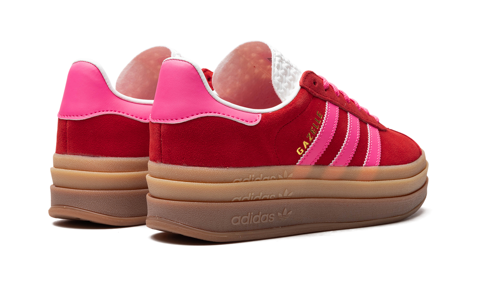 Adidas Gazelle Bold Collegiate Red Lucid Pink