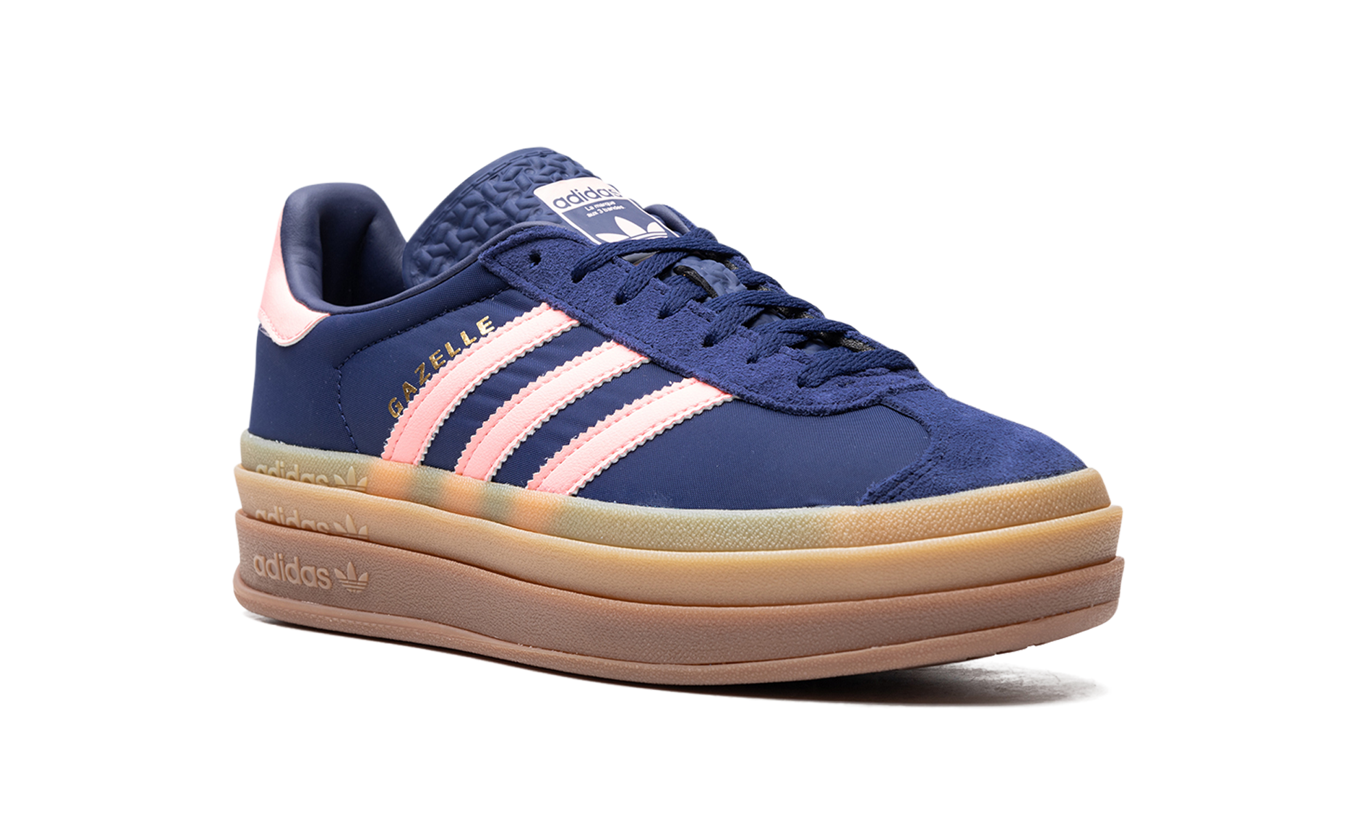 Adidas Gazelle Bold Dark Blue Pink Spark