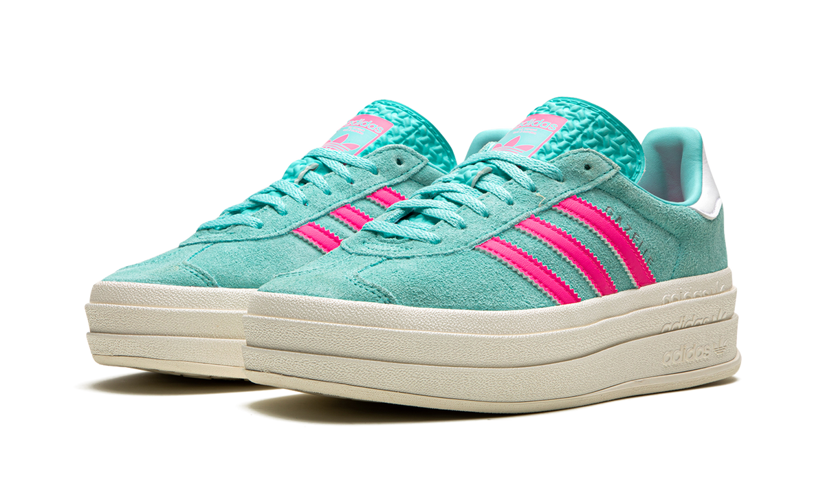 Adidas Gazelle Bold Flash Aqua Lucid Pink