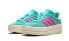 Adidas Gazelle Bold Flash Aqua Lucid Pink, Flash Aqua/Lucid Pink/Cloud White (ID7026)