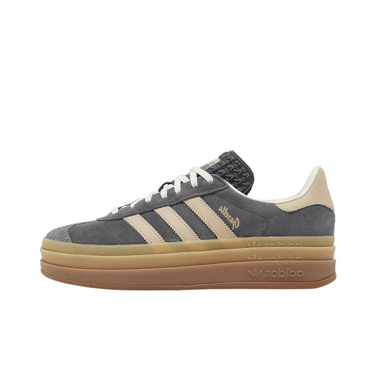 Adidas Gazelle Bold Grey Magic Beige Gum, Grey Six/Magic Beige/Cream White (IE0428)