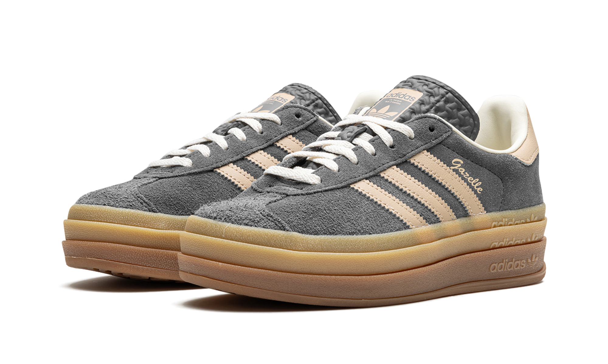 Adidas Gazelle Bold Grey Magic Beige Gum
