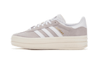 Adidas Gazelle Bold Grey White, Grey Two/Footwear White/Core White (HQ6893)