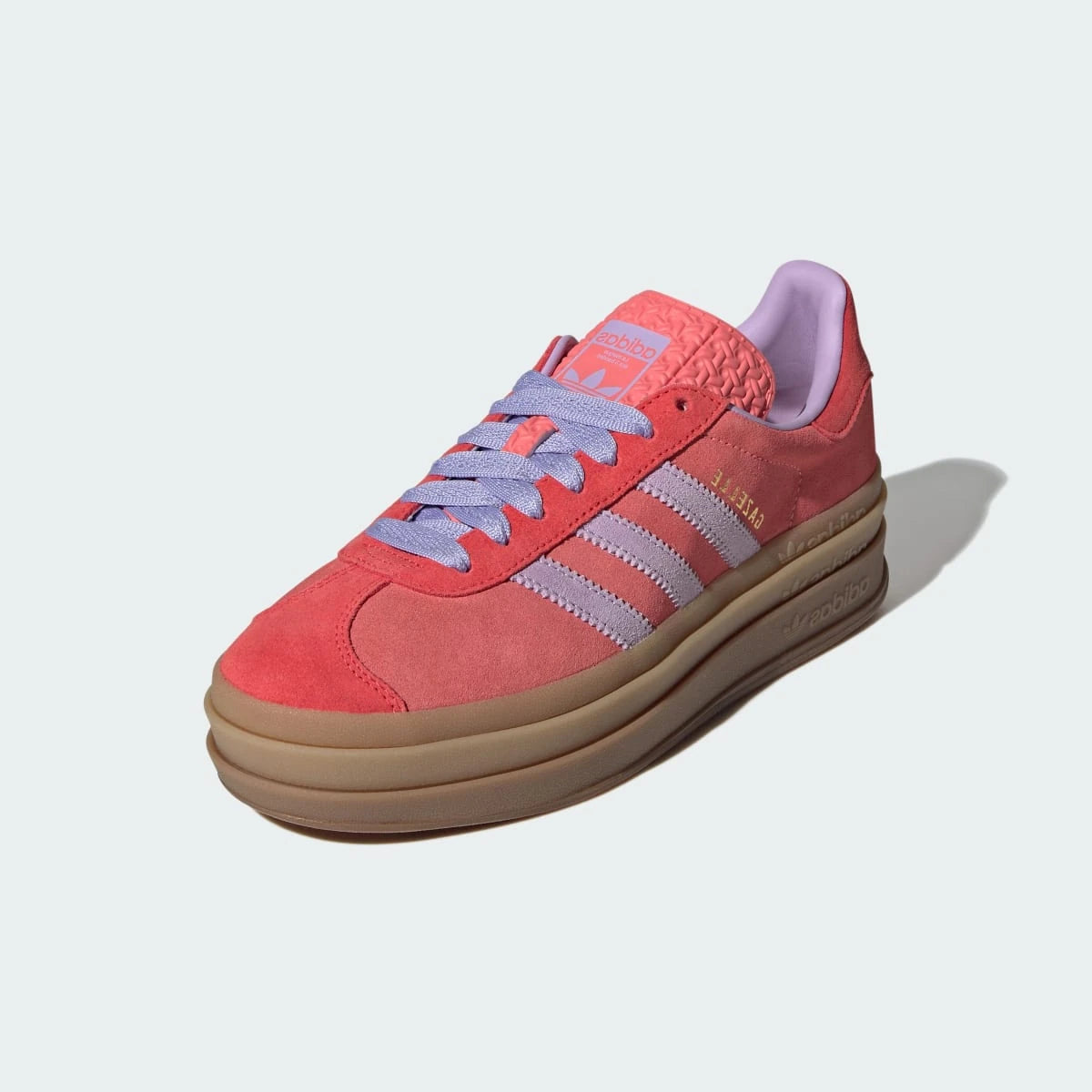Adidas Gazelle Bold Semi Flash Red Powder Plum