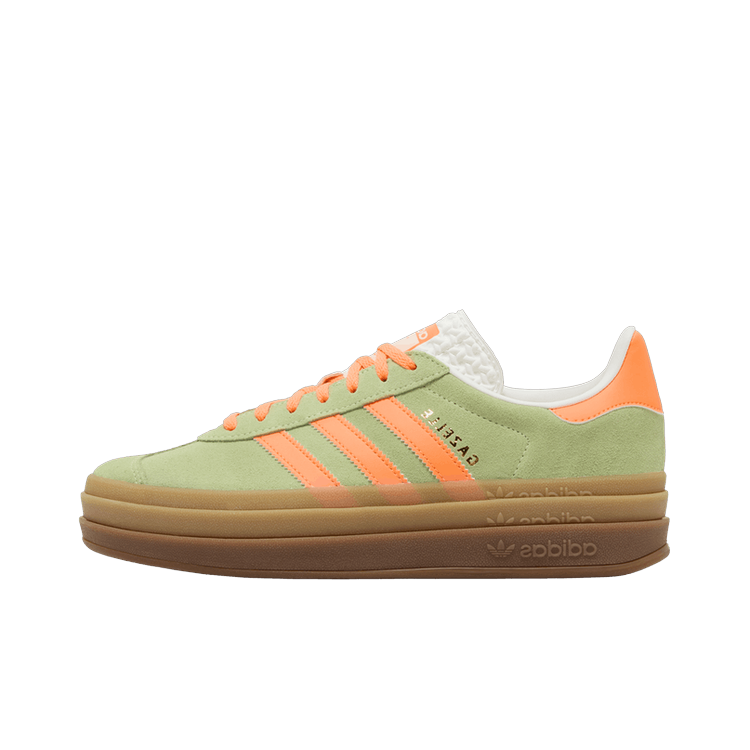 Adidas Gazelle Bold Semi Green Spark, Semi Green Spark/Screaming Orange / Core White (IH7495)