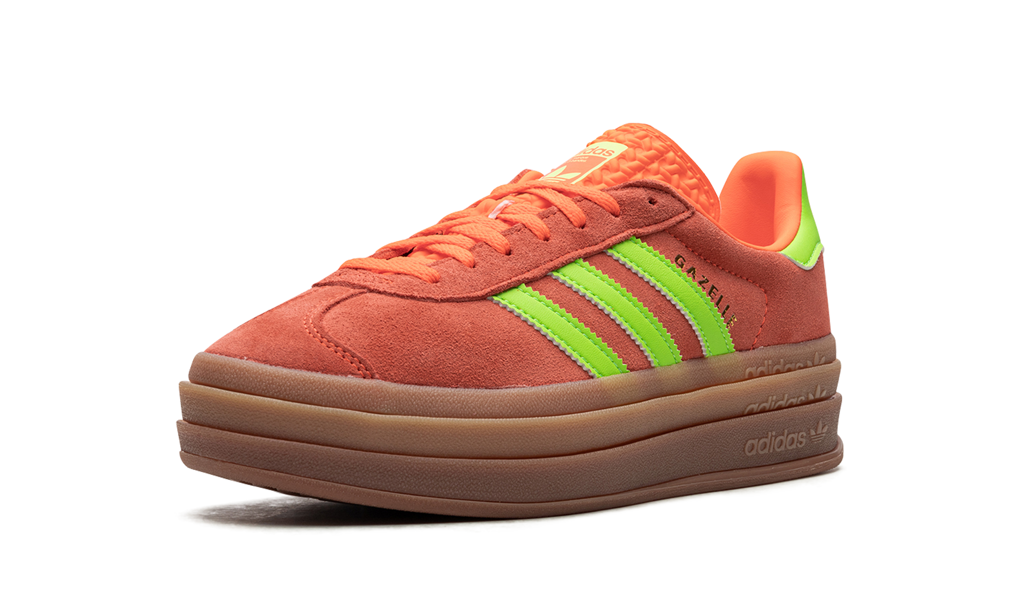 Adidas Gazelle Bold Solar Orange Solar Green