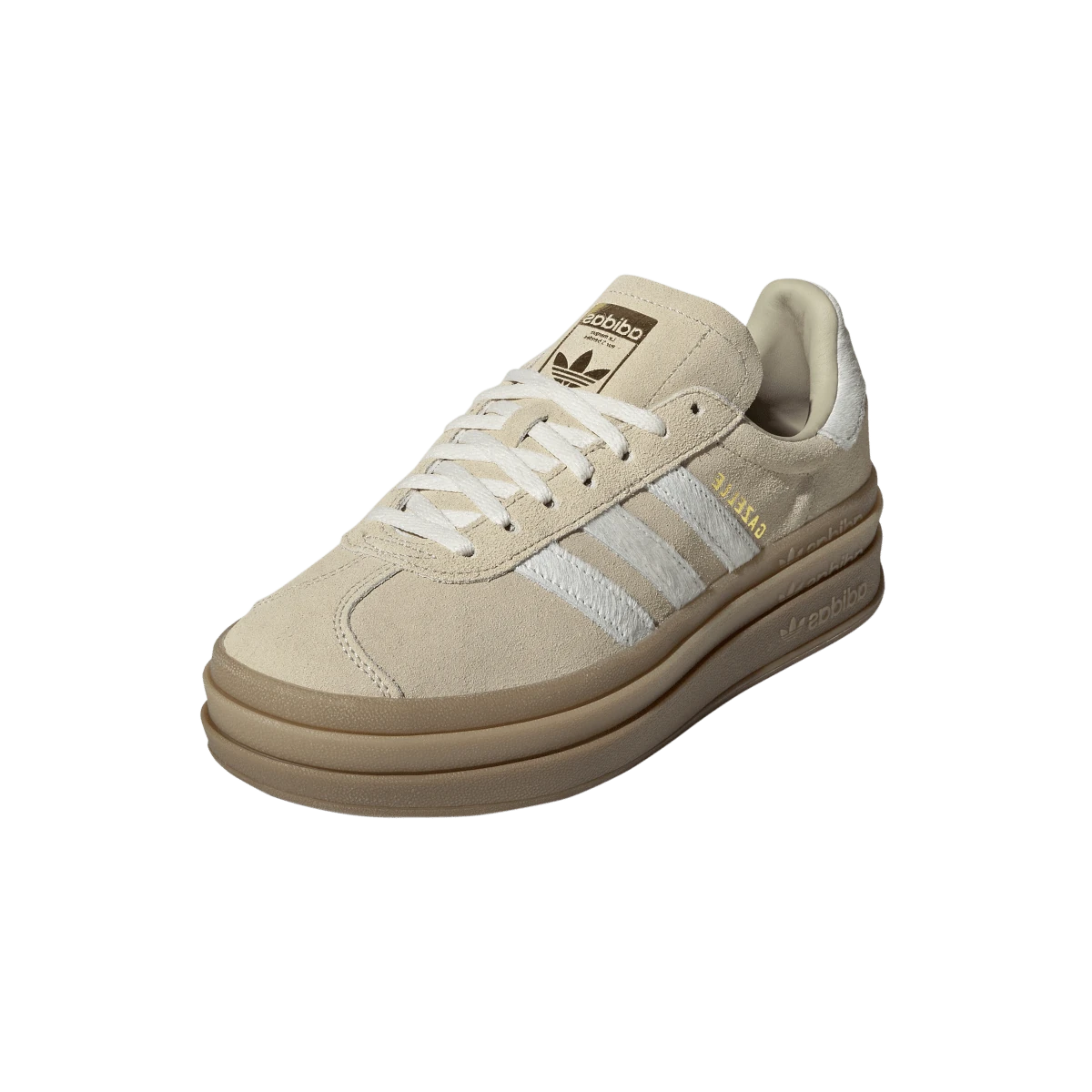 Adidas Gazelle Bold Stone Khaki Cream White