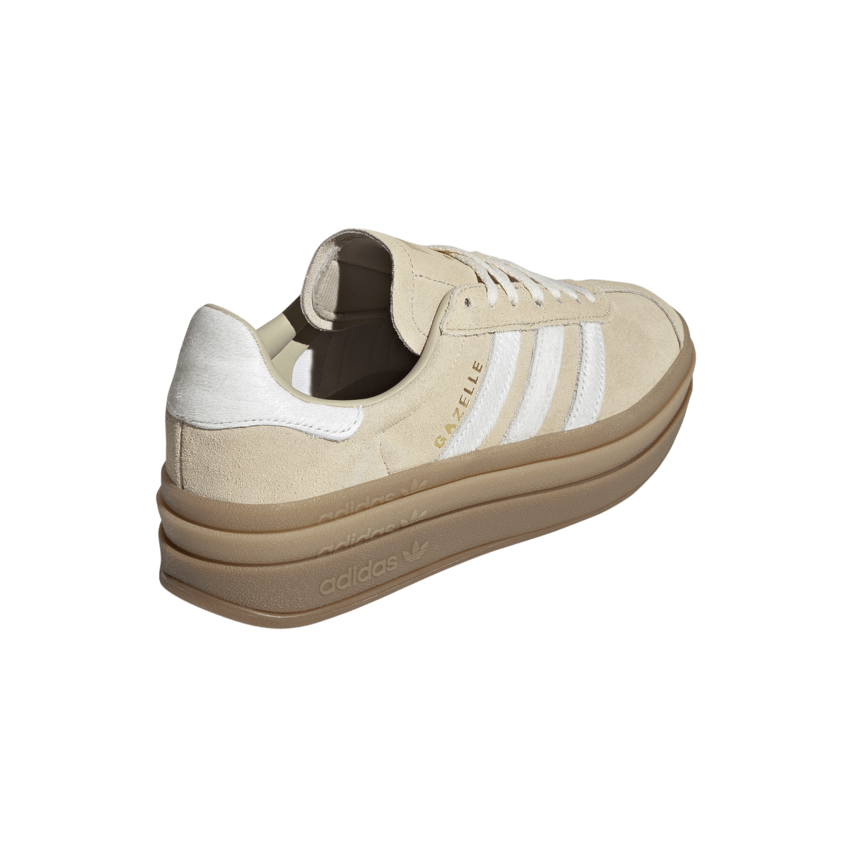 Adidas Gazelle Bold Stone Khaki Cream White