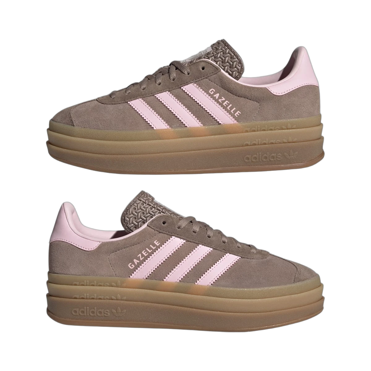 Adidas Gazelle Bold Trace Brown Clear Pink