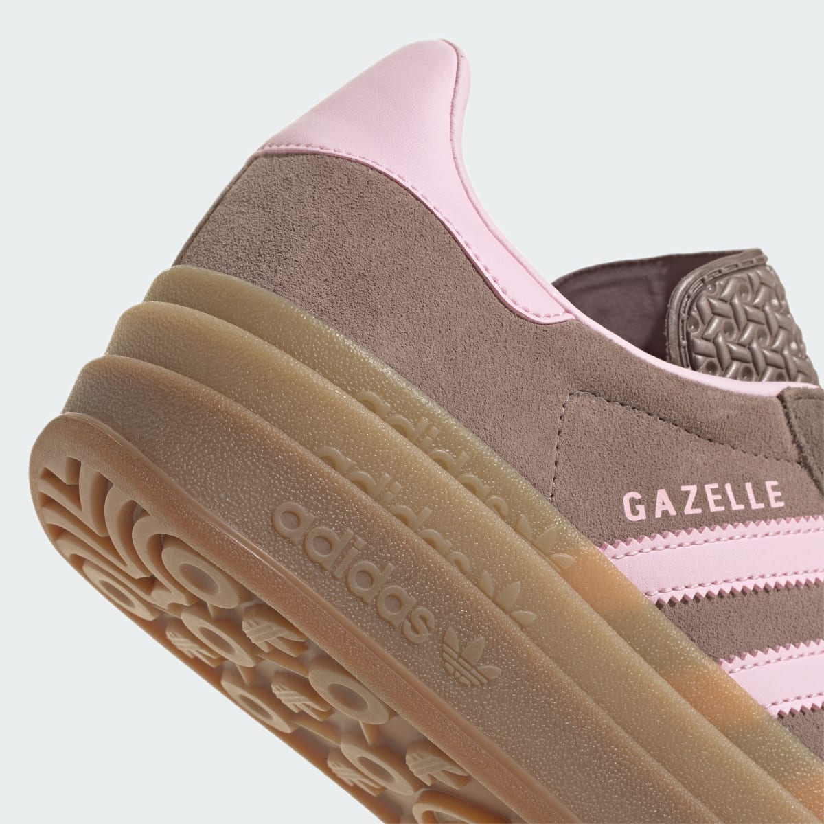 Adidas Gazelle Bold Trace Brown Clear Pink