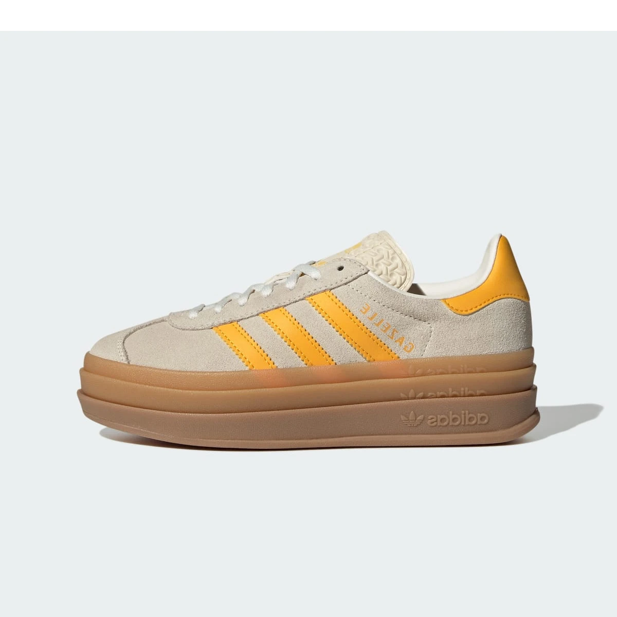 Adidas Gazelle Bold Wonder White Crew Yellow
