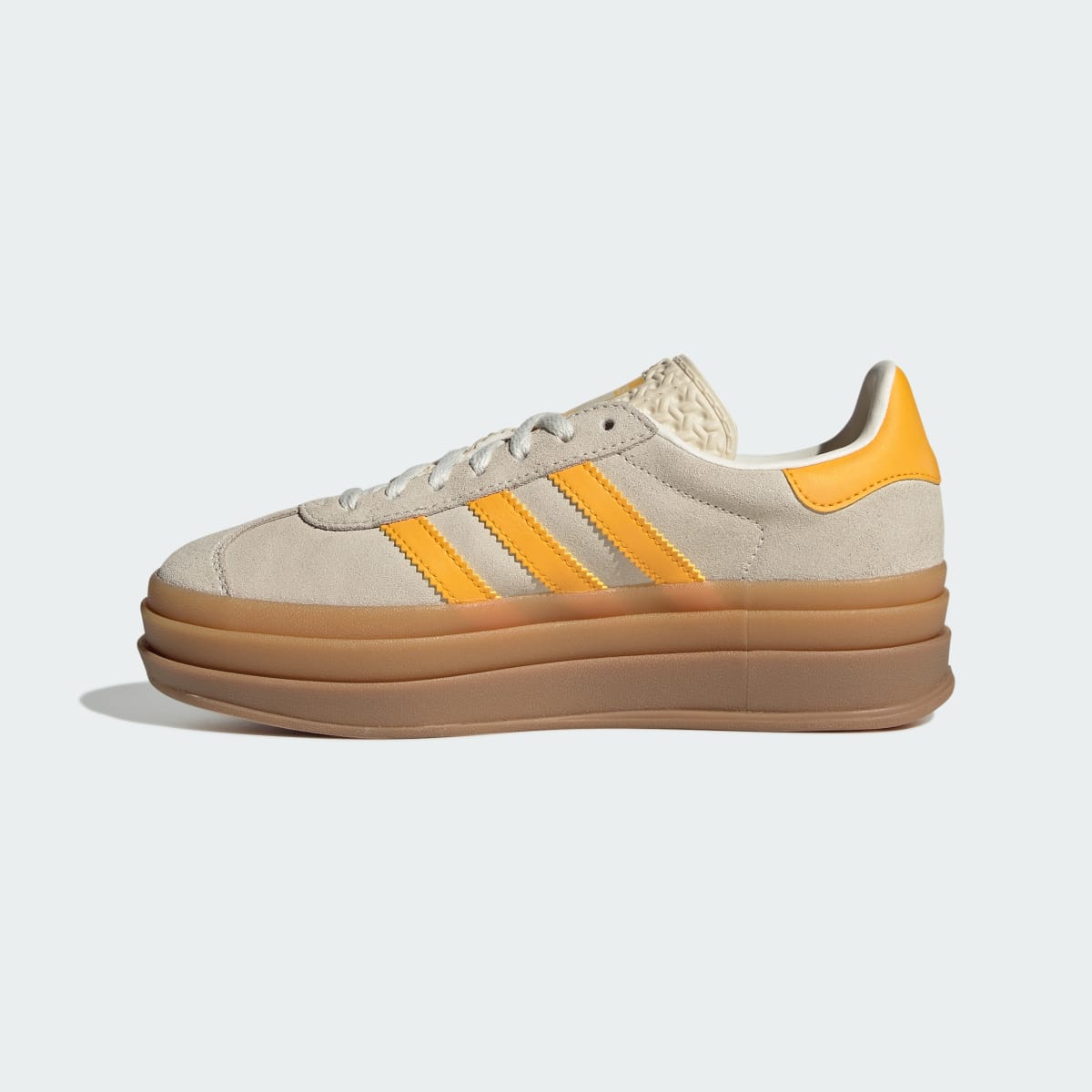 Adidas Gazelle Bold Wonder White Crew Yellow
