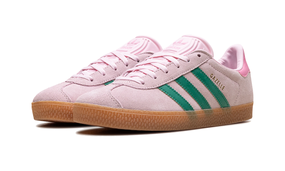 Adidas Gazelle Clear Pink Court Green