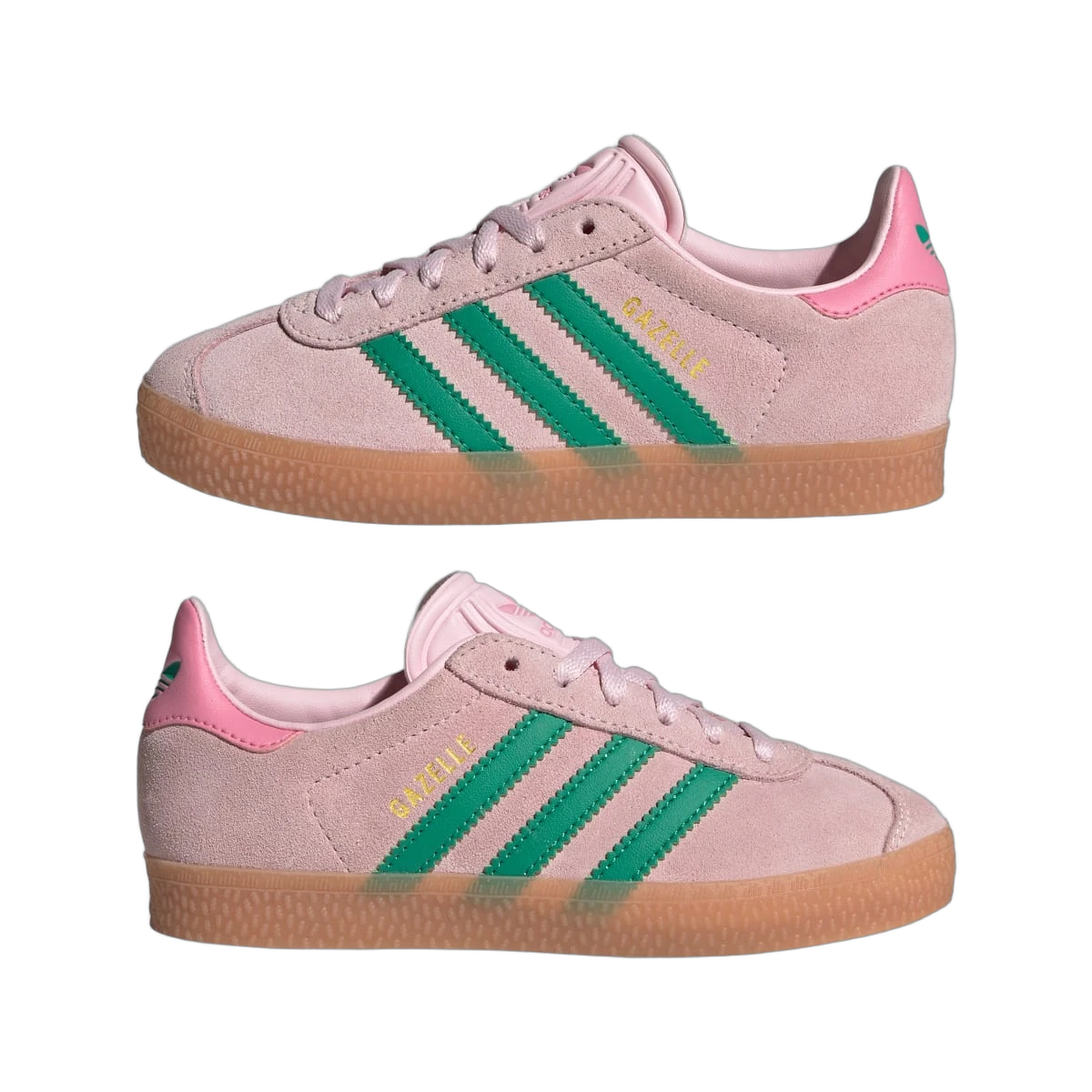 Adidas Gazelle Clear Pink Court Green Bliss Pink (PS)