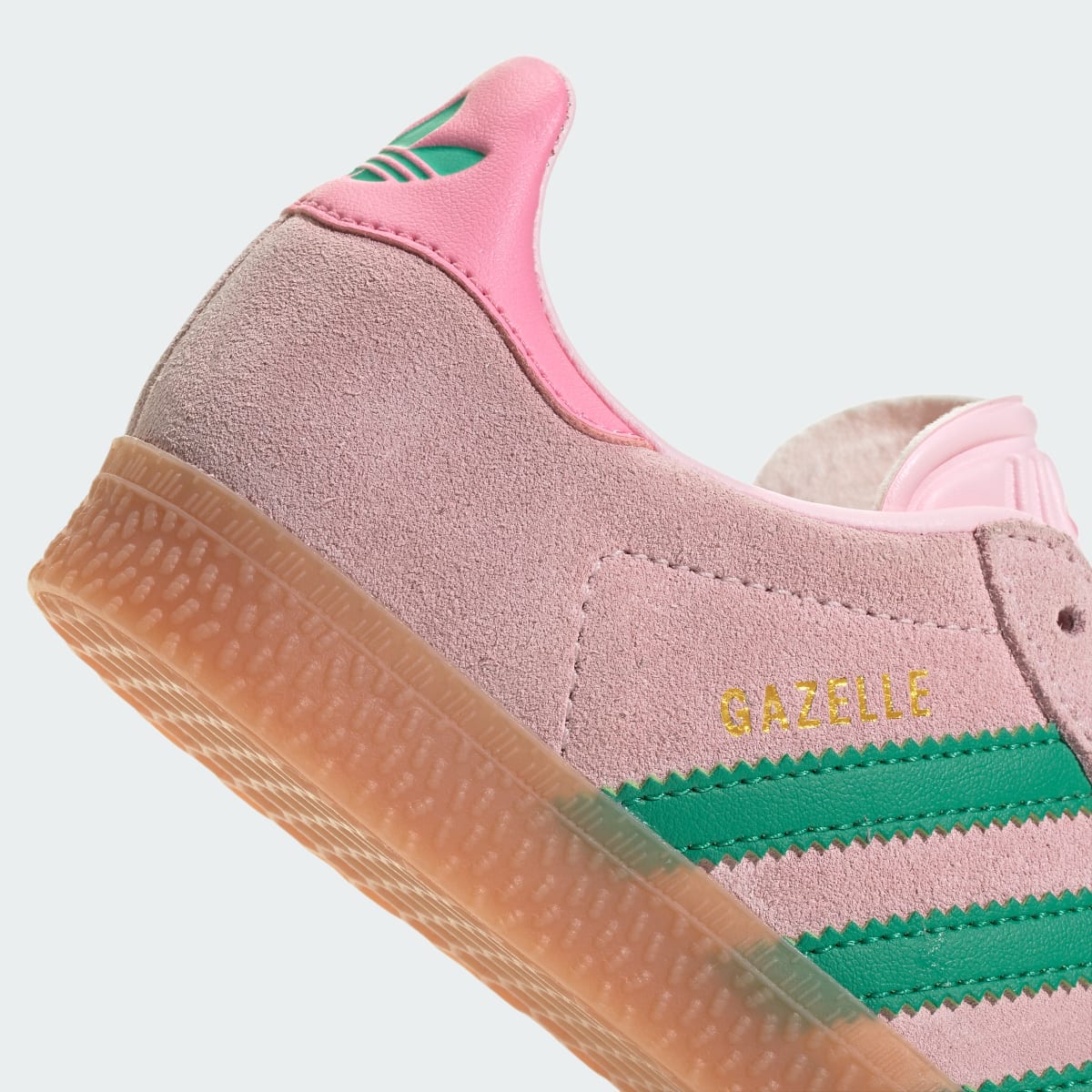 Adidas Gazelle Clear Pink Court Green Bliss Pink (PS)