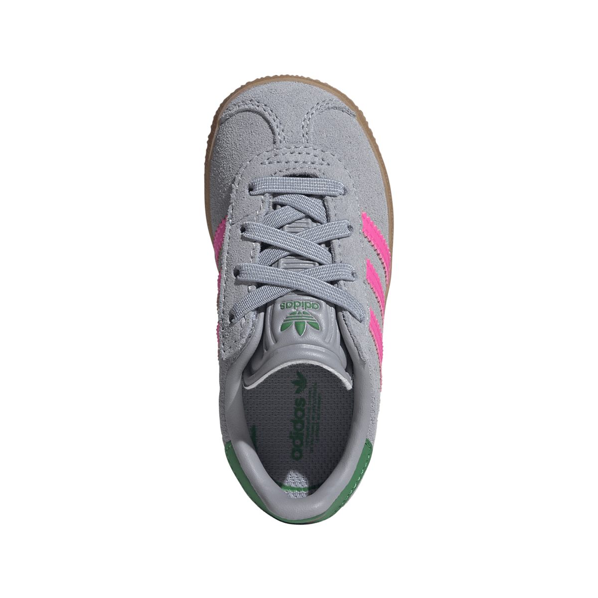 Adidas Gazelle Comfort Closure Halo Silver Lucid Pink Green (TD)