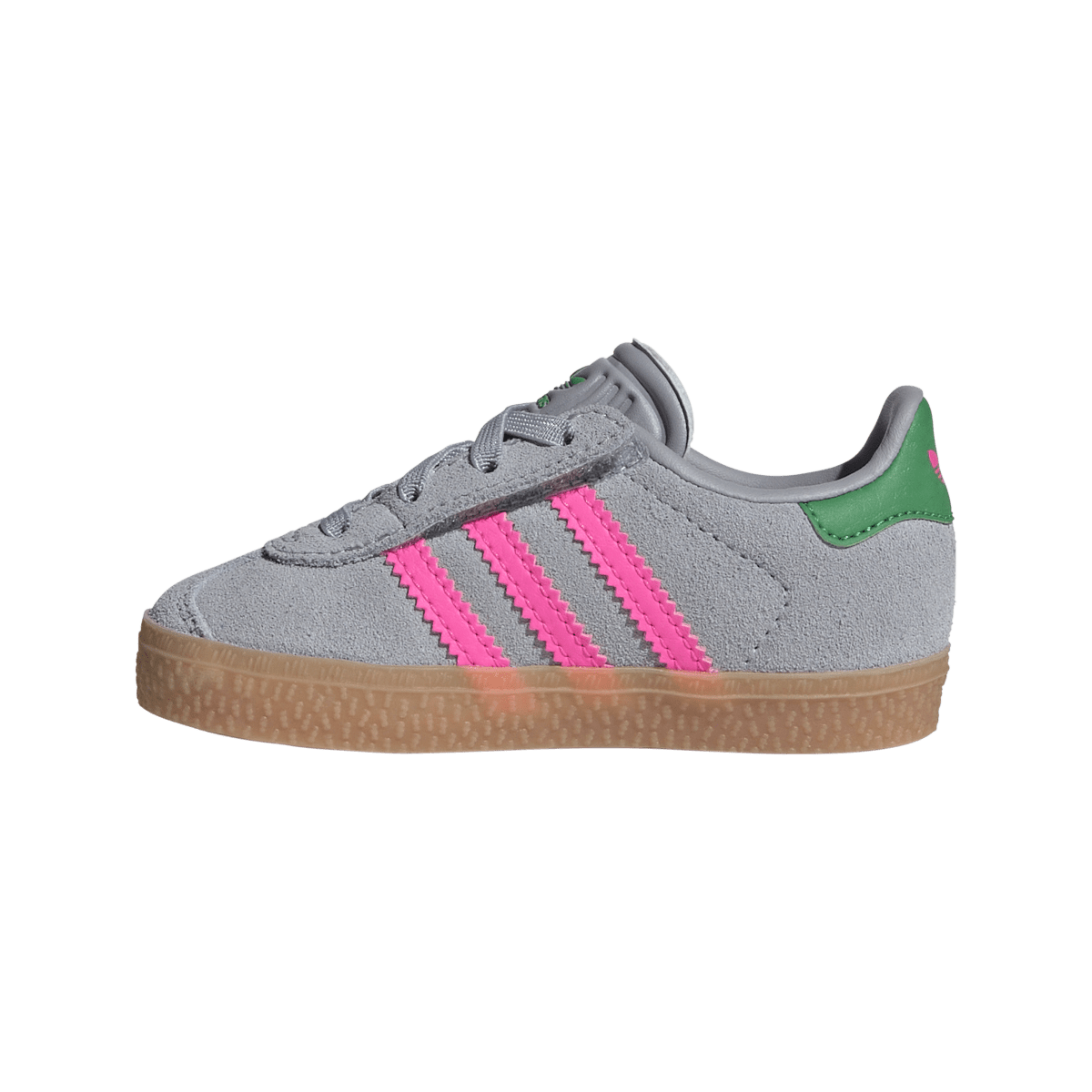Adidas Gazelle Comfort Closure Halo Silver Lucid Pink Green (TD)