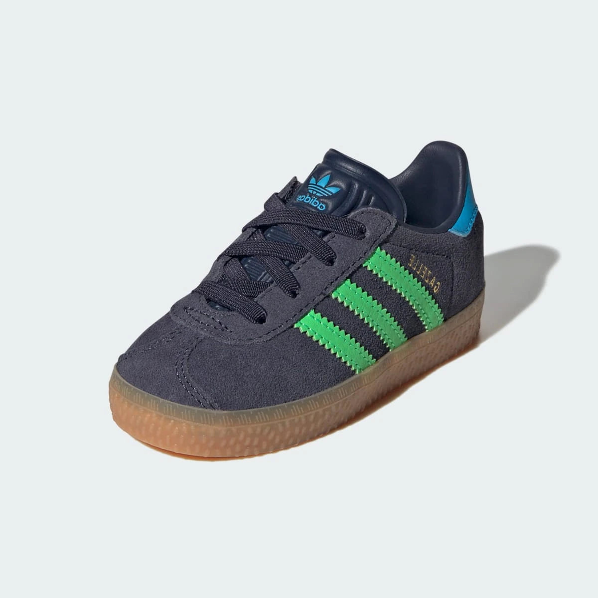 Adidas Gazelle Comfort Closure Shadow Navy Screaming Green (TD)