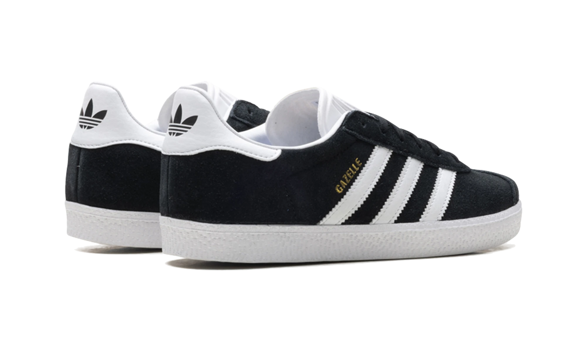 Adidas Gazelle Core Black Cloud White Gold Metallic
