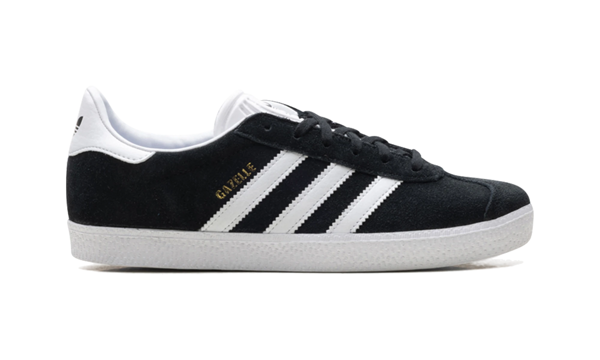 Adidas Gazelle Core Black Cloud White Gold Metallic