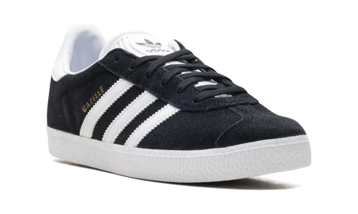 Adidas Gazelle Core Black Cloud White Gold Metallic