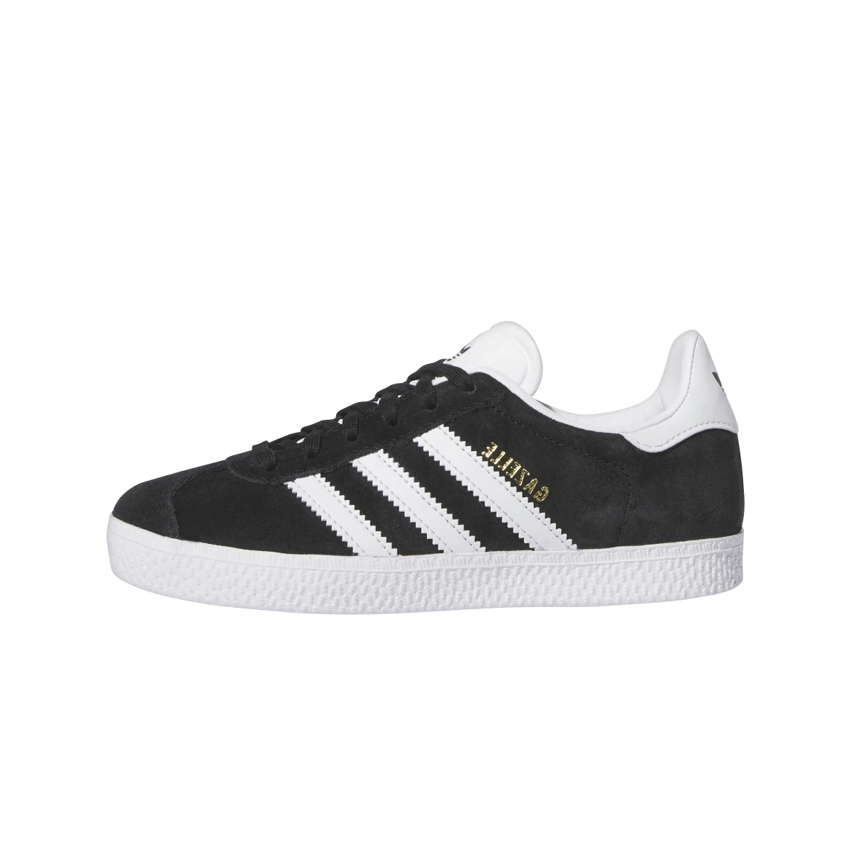 Adidas Gazelle Core Black Cloud White Gold Metallic (PS)