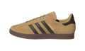 Adidas Gazelle Golden Beige Dark Brown Gold Metallic