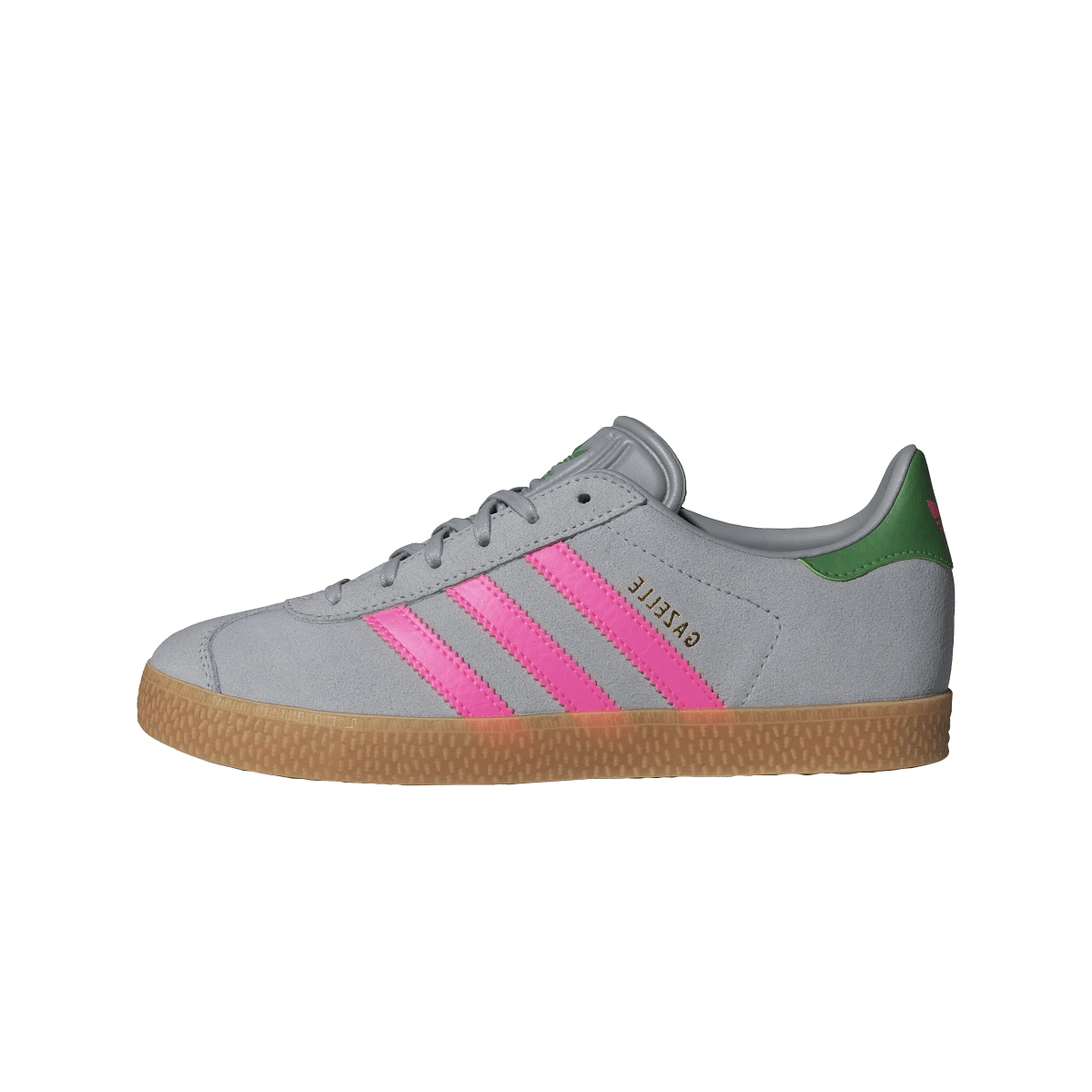 Adidas Gazelle Halo Silver Lucid Pink Green