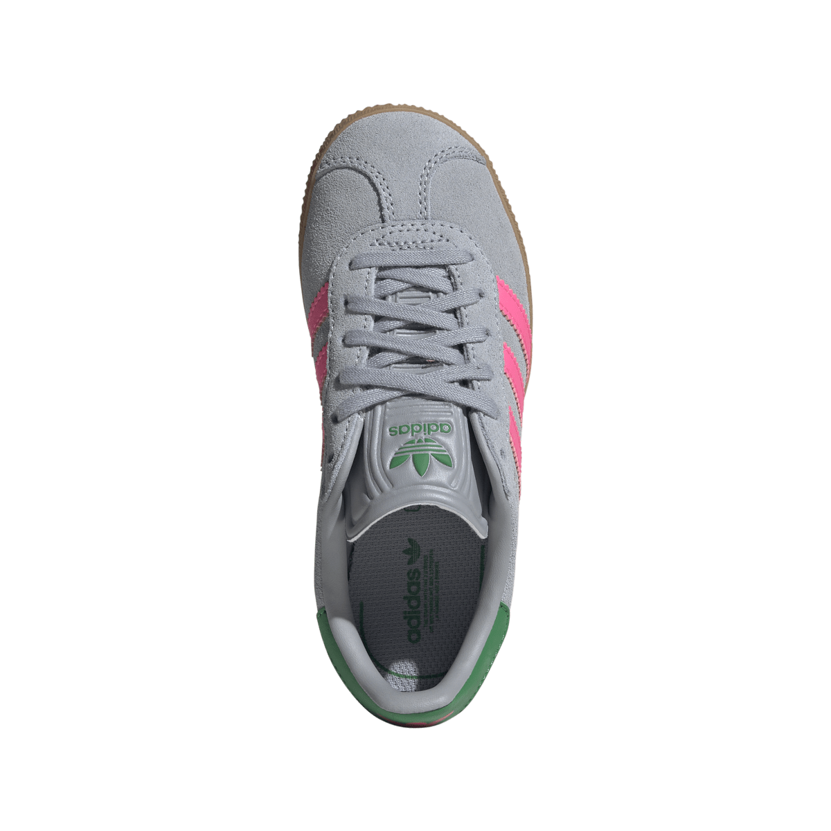 Adidas Gazelle Halo Silver Lucid Pink Green (PS)