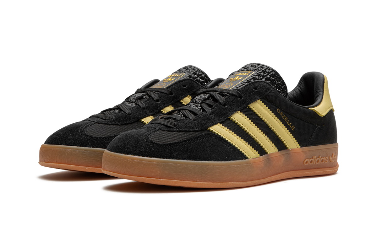 Adidas Gazelle Indoor Black Almost Yellow Gum
