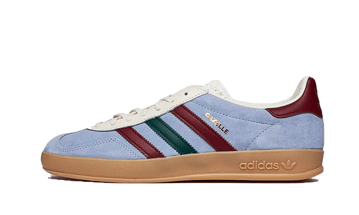 Adidas Gazelle Indoor Blue Dawn Collegiate Burgundy, Blue Dawn/Collegiate Burgundy/Core Green (IG4994)