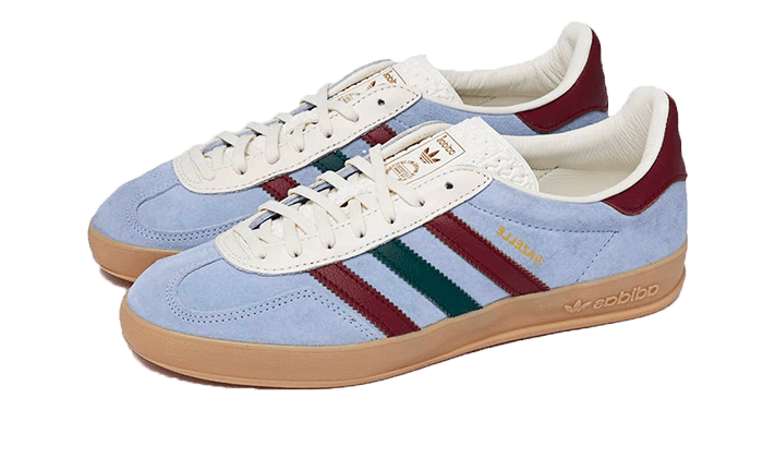 Adidas Gazelle Indoor Blue Dawn Collegiate Burgundy, Blue Dawn/Collegiate Burgundy/Core Green (IG4994)