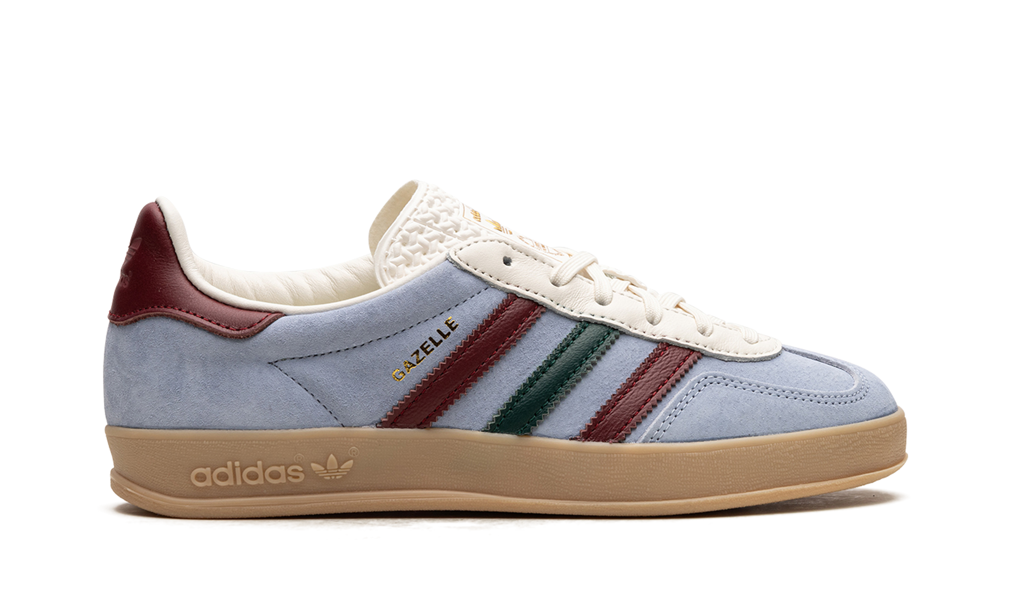 Adidas Gazelle Indoor Blue Dawn Collegiate Burgundy