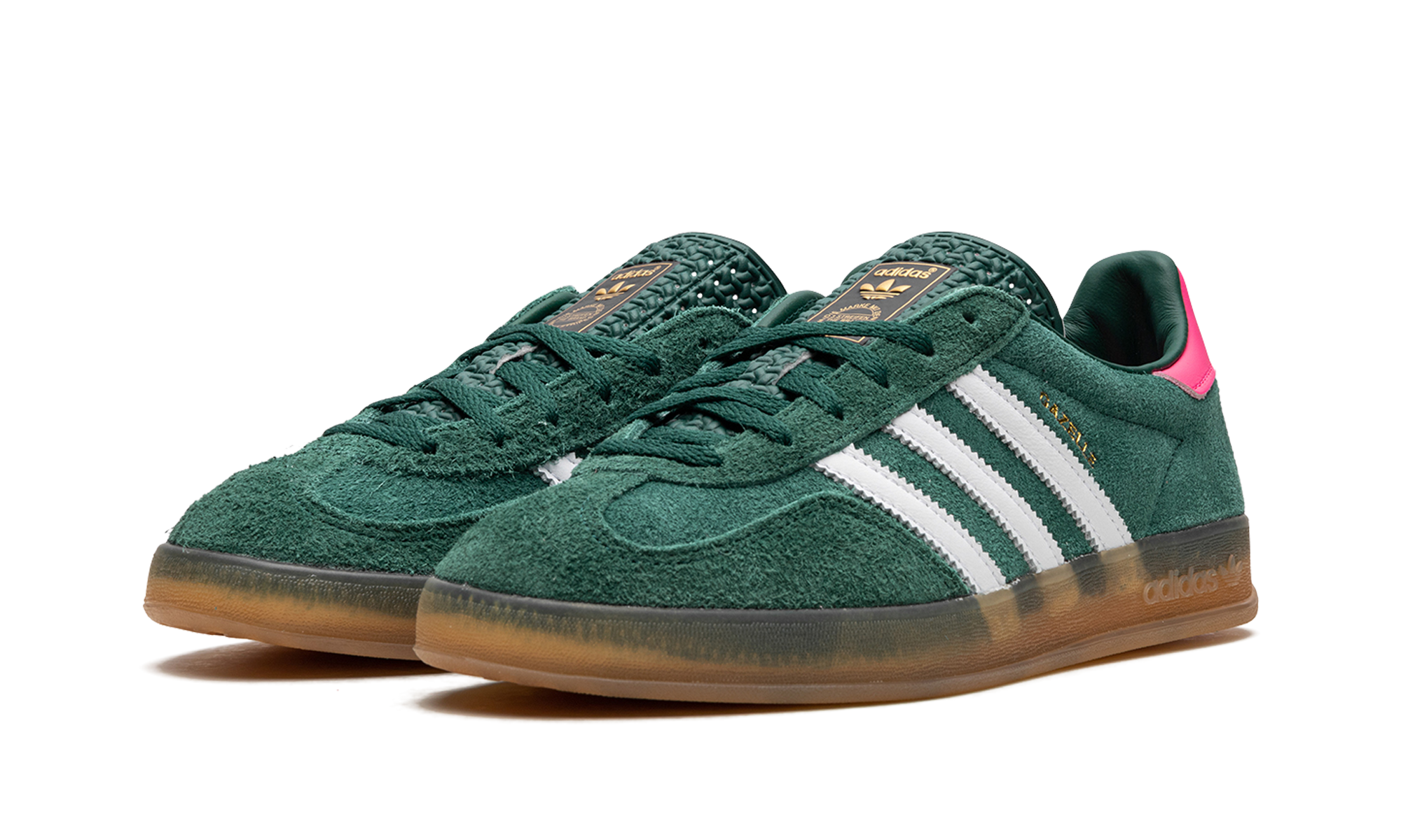 Adidas Gazelle Indoor Collegiate Green Lucid Pink