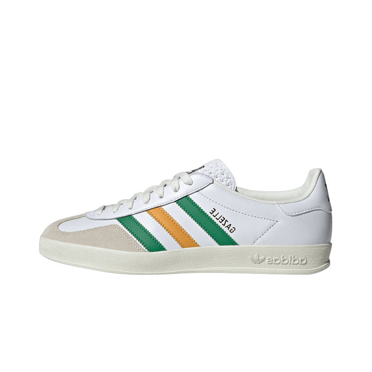 Adidas Gazelle Indoor Collegiate Green Preloved Yellow, Cloud White/Preloved Yellow/Core Black (IE9092)