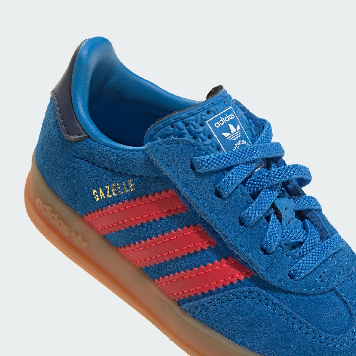 Adidas Gazelle Indoor Comfort Closure Lucid Ray Blue Lucid Red (TD)