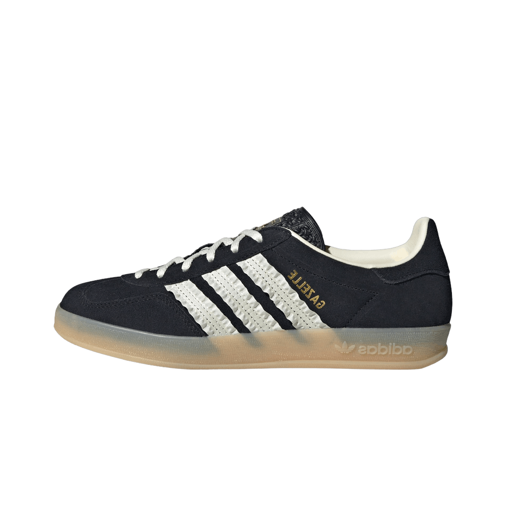 Adidas Gazelle Indoor Core Black Cream White Gum, Core Black/Cream White/Gum (JS1412)