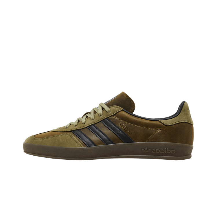 Adidas Gazelle Indoor Focus Olive, Focus Olive/Core Black/Gum 5) (IH4772)