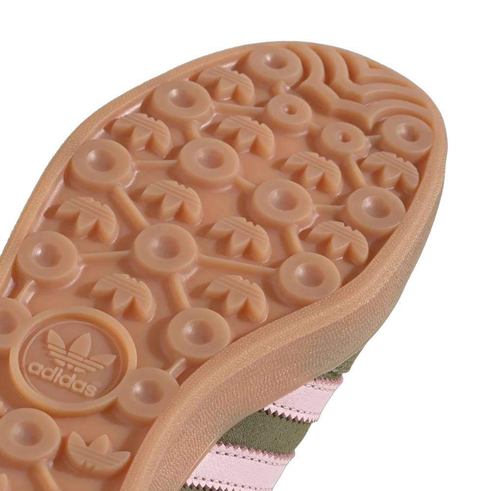 Adidas Gazelle Indoor Focus Olive Clear Pink, Focus Olive/Pink/Gum (JH6475)