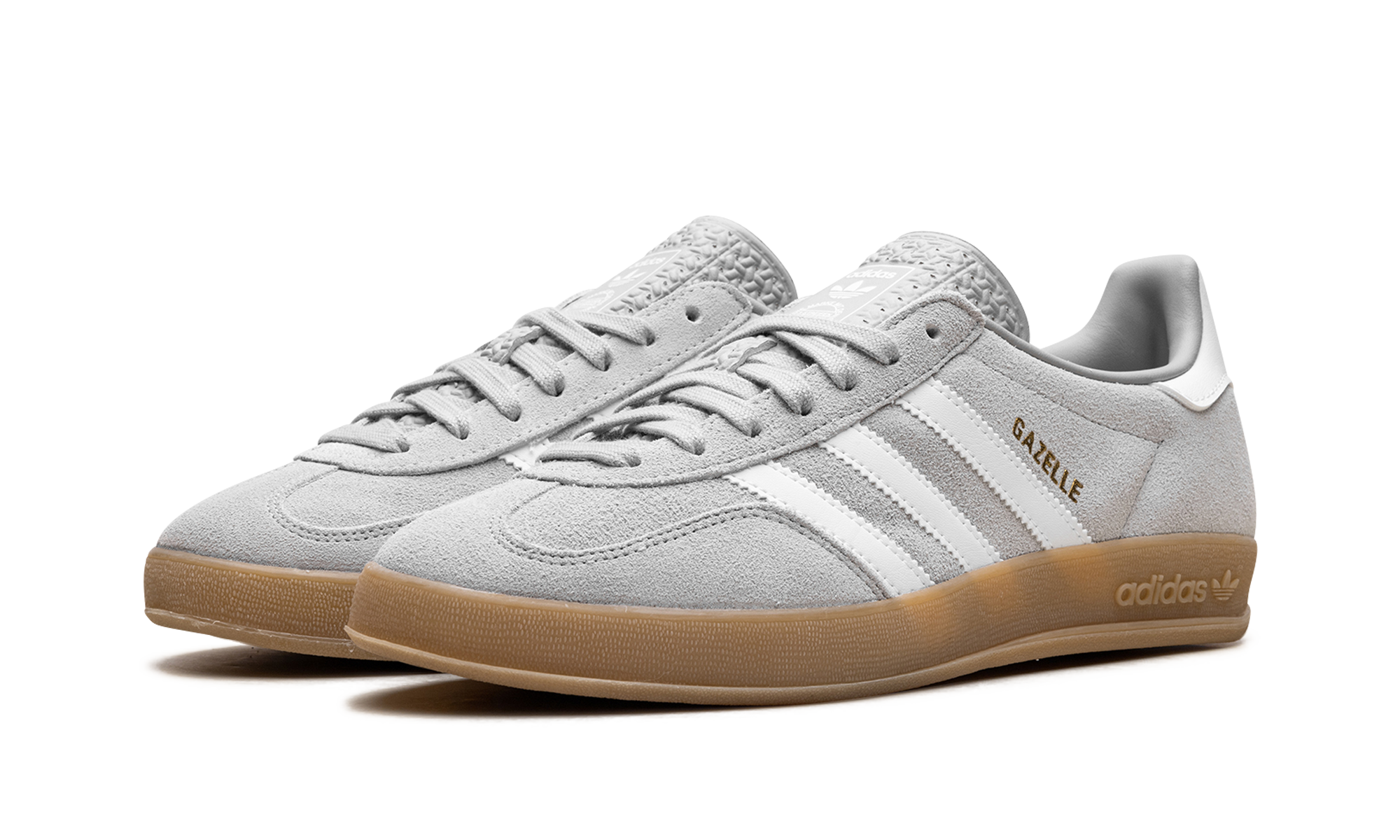 Adidas Gazelle Indoor Grey Cloud White Gold Metallic