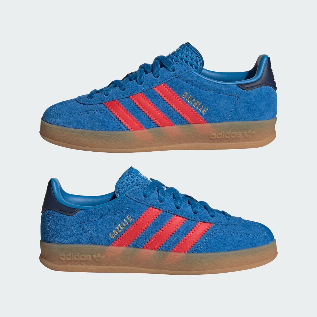 Adidas Gazelle Indoor Lucid Ray Blue Lucid Red (PS)