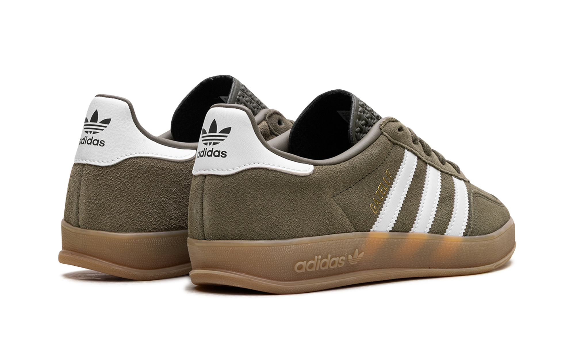Adidas Gazelle Indoor Olive Strata Cloud White Gum