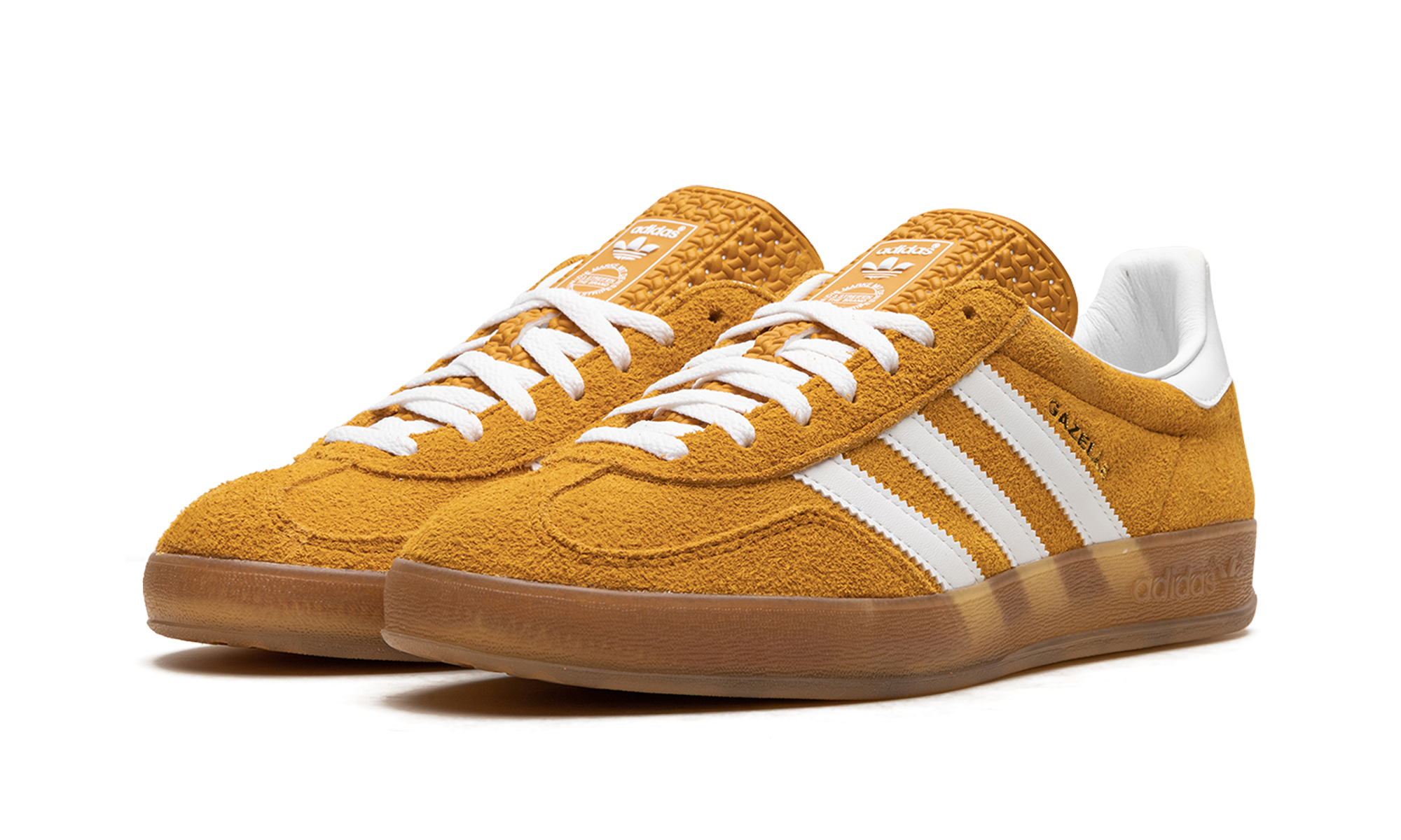 Adidas Gazelle Indoor Orange Peel White