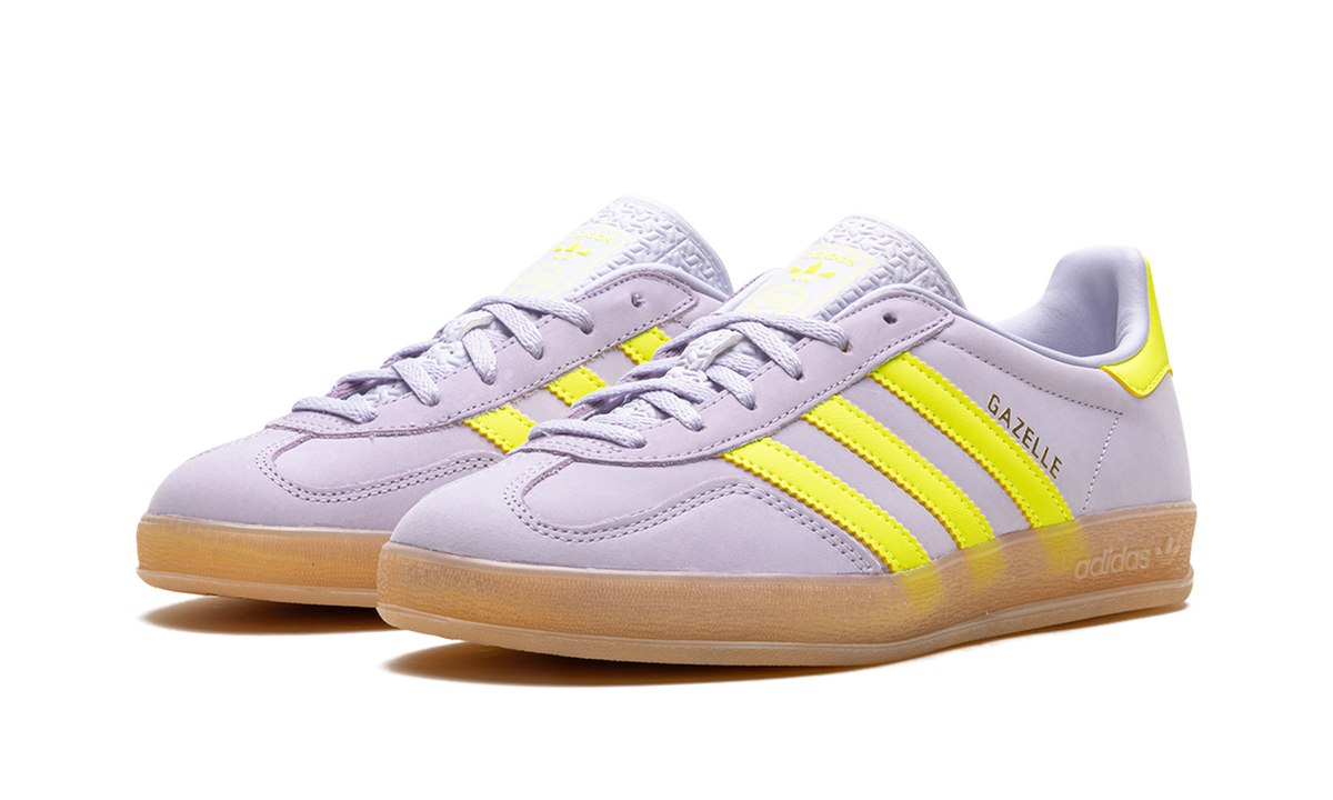 Adidas Gazelle Indoor Silver Dawn Solar Yellow