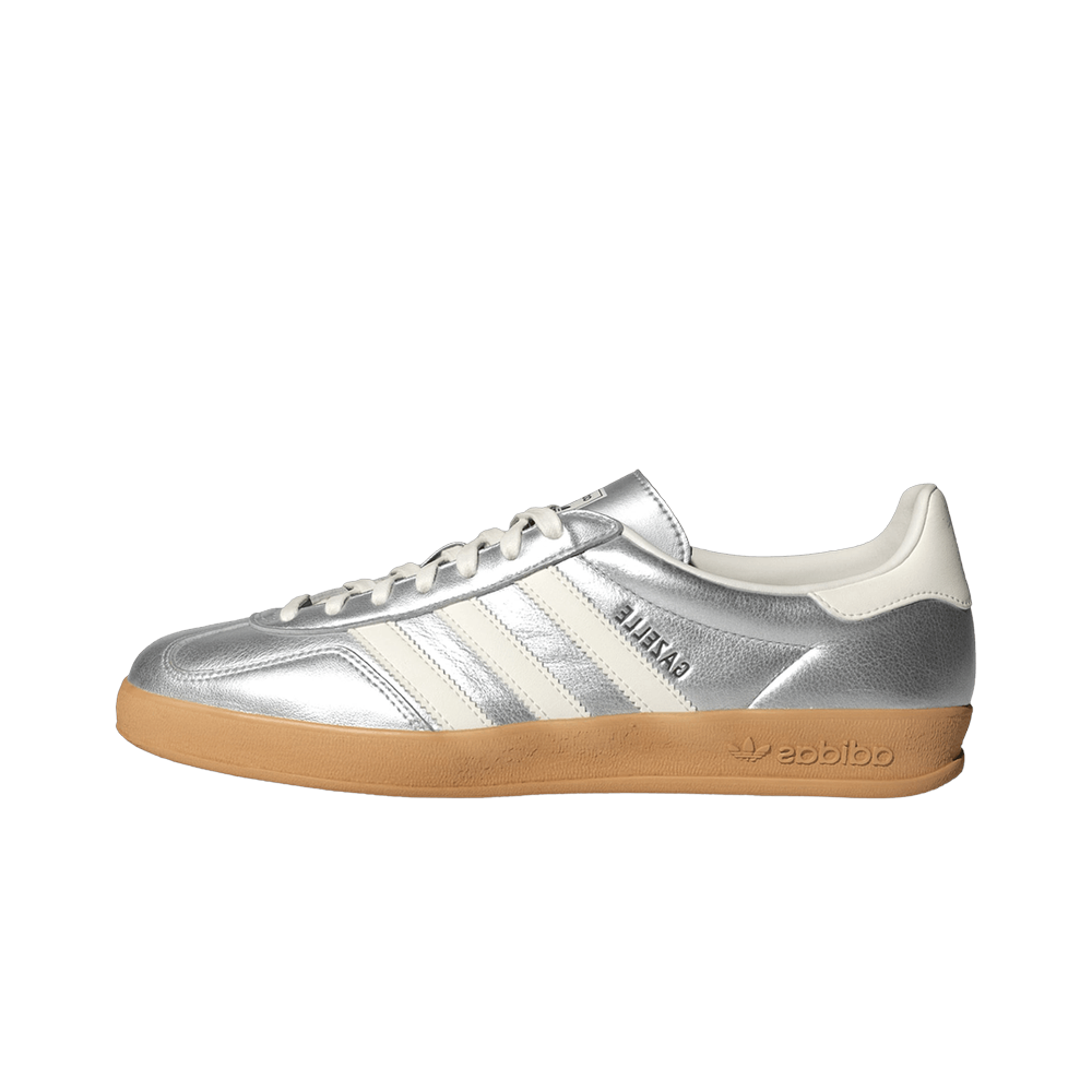 Adidas Gazelle Indoor Silver Metallic Core White, Silver Metallic/Core White/Core Black (JR1206)