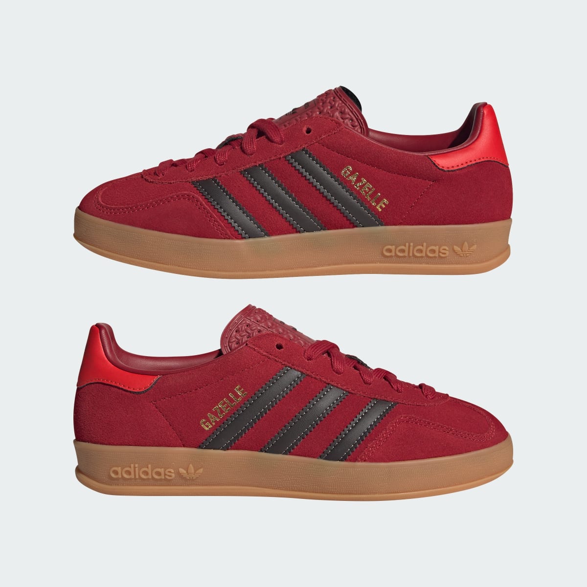Adidas Gazelle Indoor Team Victory Red Aurora Coffee